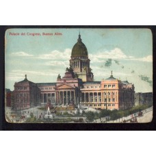 CIUDAD DE BUENOS AIRES ARGENTINA BUENA ANTIGUA TARJETA POSTAL PALACIO